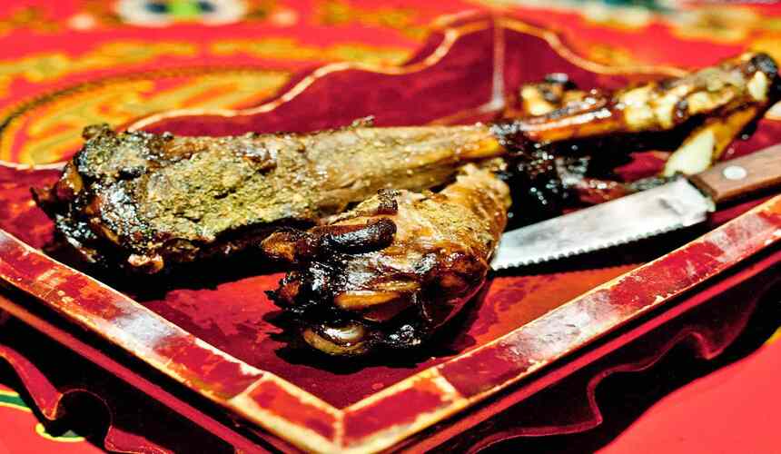 Inner Mongolia cusine Roast Lamb