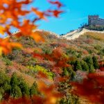Vibrant autumn foliage covering mountains, villages, and scenic landscapes during fall travel in China