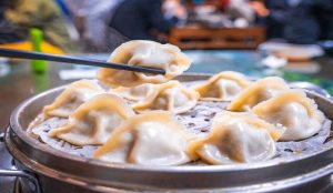 Assorted Shaanxi-style dumplings served in Xi’an restaurant