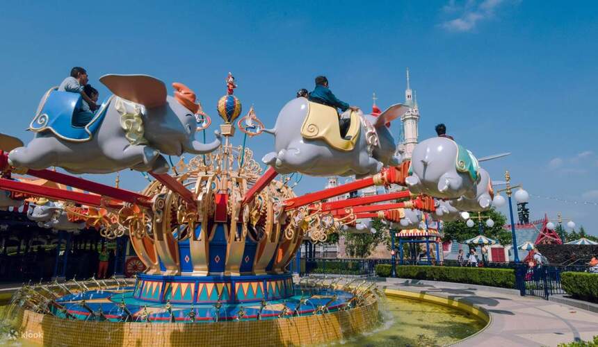 A view of Shanghai Disneyland.