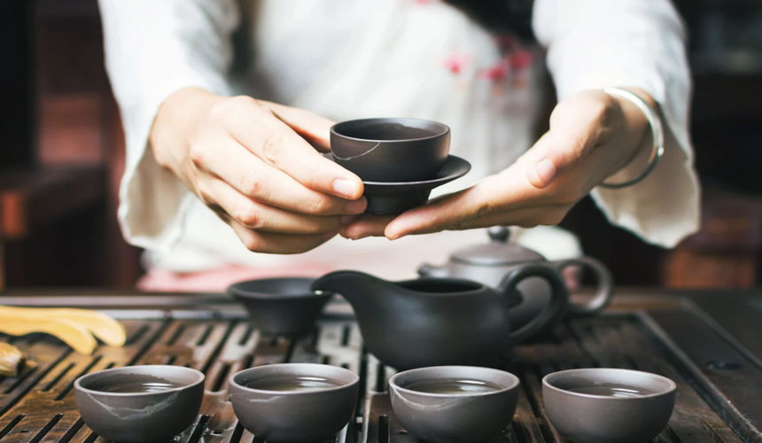 Authentic traditional Chinese tea ceremony with expert brewing and cultural rituals.
