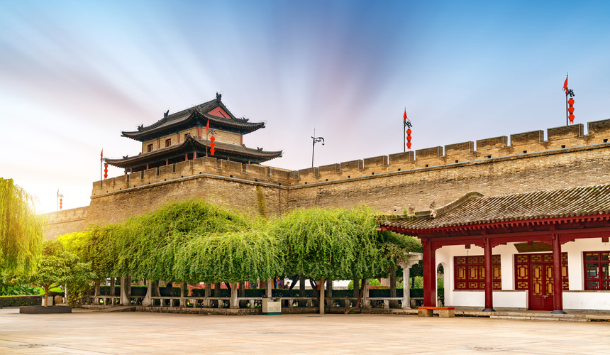 Xi’an locals embracing retro style with historic streets, traditional clothing, and nostalgic city vibes.