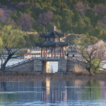 China in May with clear skies and comfortable temperatures